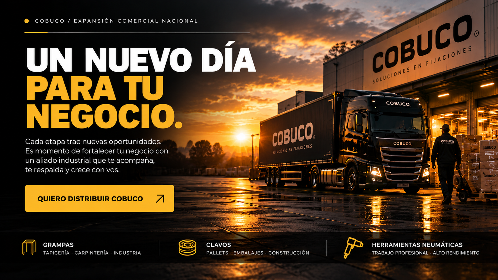 Un nuevo día para tu negocio. COBUCO incorpora distribuidores en Argentina.